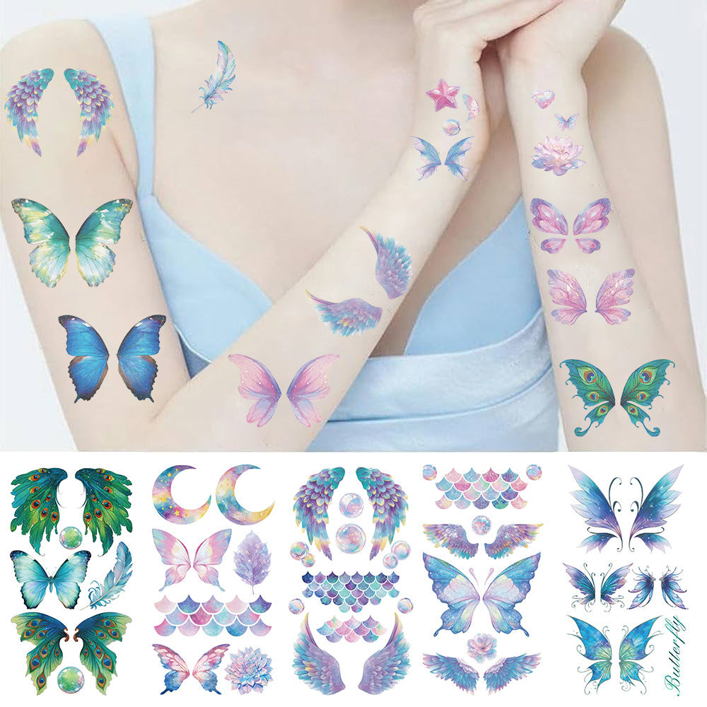 Wholesale 10pcs/pack  Tattoo Sticker Waterproof Party Gift Funny Fun Face Sticker